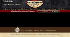 Desktop Screenshot of craftsmanslegacy.com